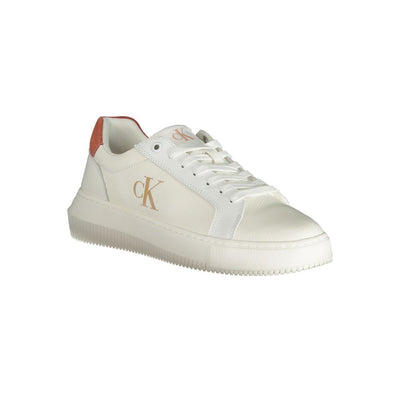 Calvin Klein Witte Polyethyleen Dames Sneaker