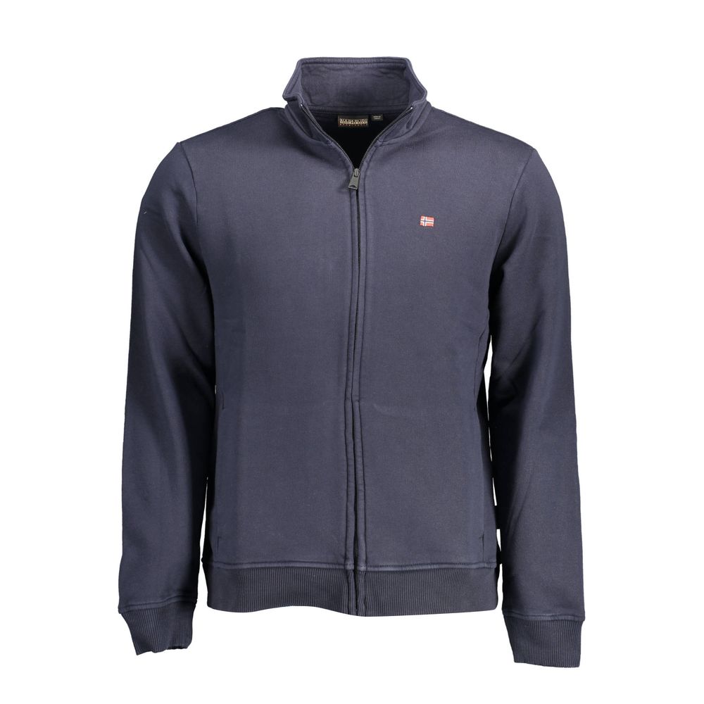 Pull Napapijri bleu en coton pour homme