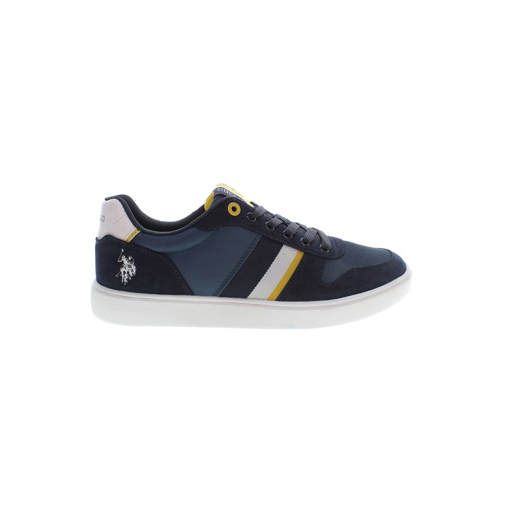 Baskets homme US POLO ASSN. en polyester bleu