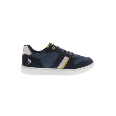 Baskets homme US POLO ASSN. en polyester bleu