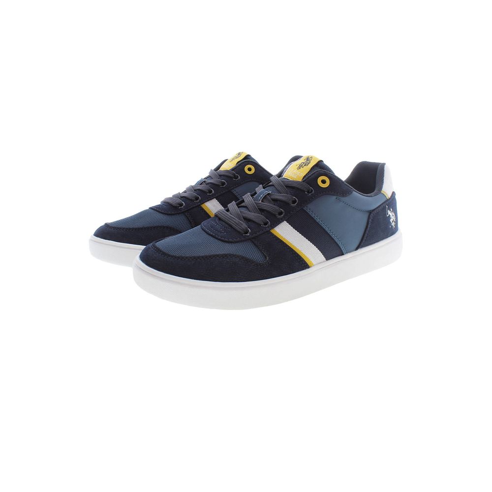 Baskets homme US POLO ASSN. en polyester bleu
