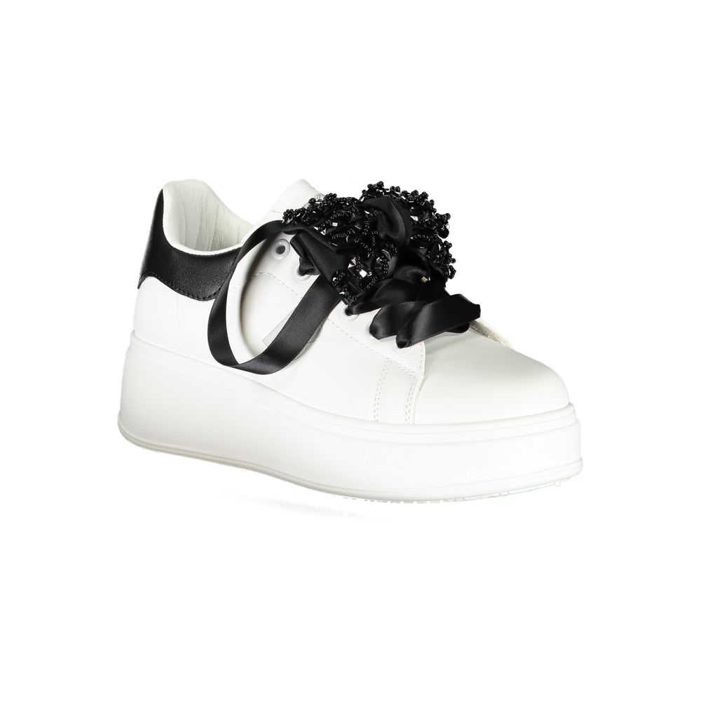 Laura Biagiotti Witte Polyester Dames Sneaker
