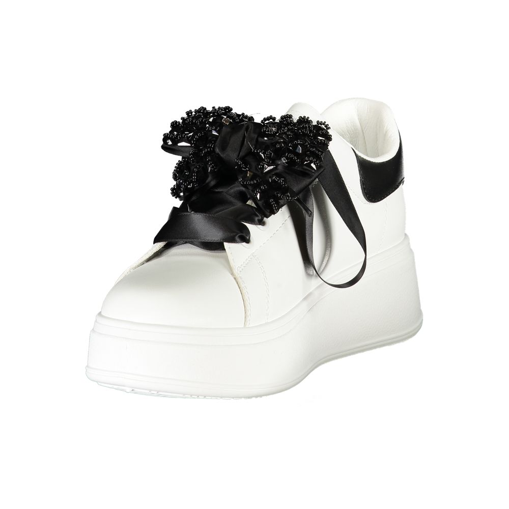 Laura Biagiotti Witte Polyester Dames Sneaker