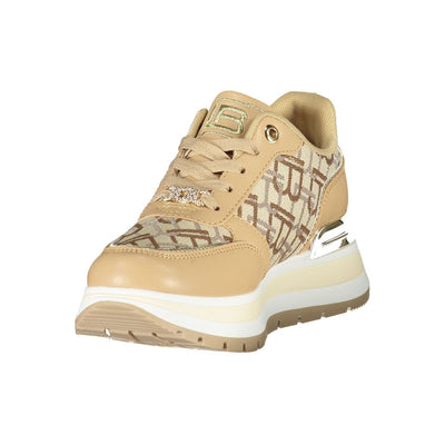 Laura Biagiotti Beige Polyester Dames Sneaker