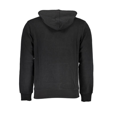 Suéter de algodón negro para hombre con capucha La Martina