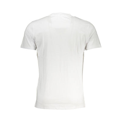 Camiseta de algodón blanca Cavalli Class