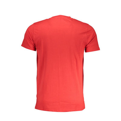 Cavalli Class Rood Katoenen T-shirt