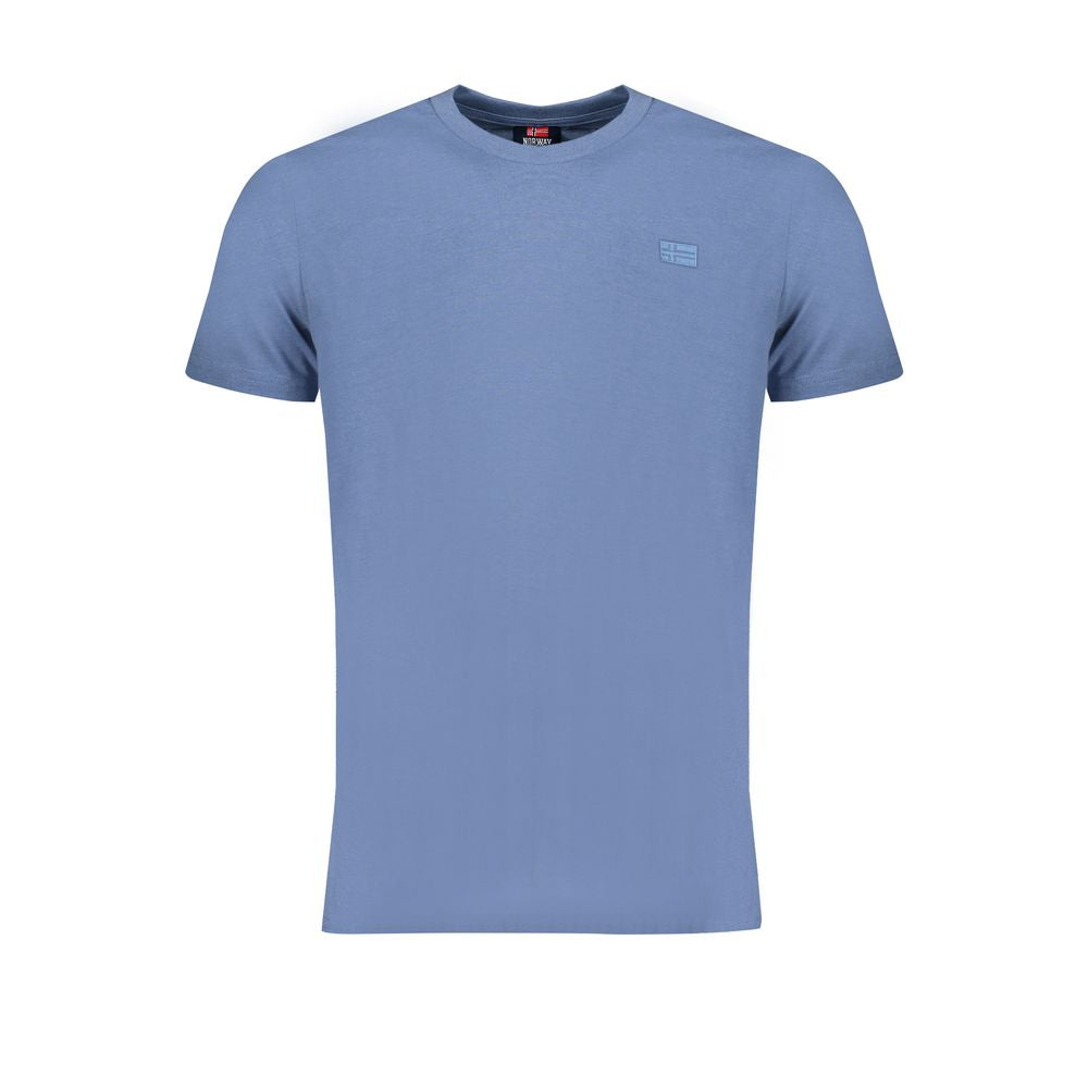 T-shirt bleu en coton Norvège 1963