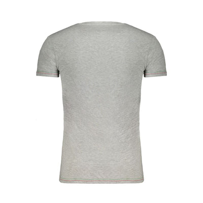 T-shirt homme en coton marron Aeronautica Militare