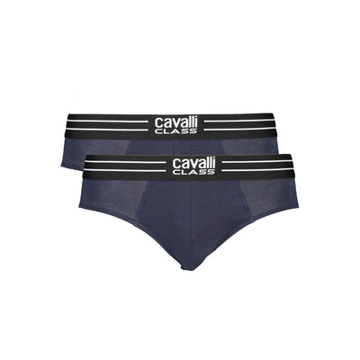 Cavalli Class Blauw Katoenen Herenondergoed