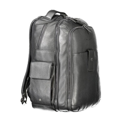 Sac à dos Piquadro en cuir noir pour homme