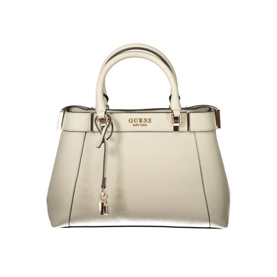 Sac à main Guess Jeans en polyéthylène beige