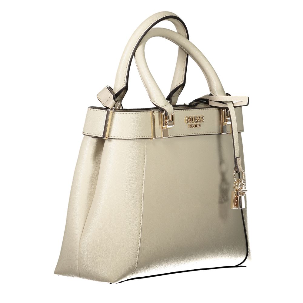Sac à main Guess Jeans en polyéthylène beige