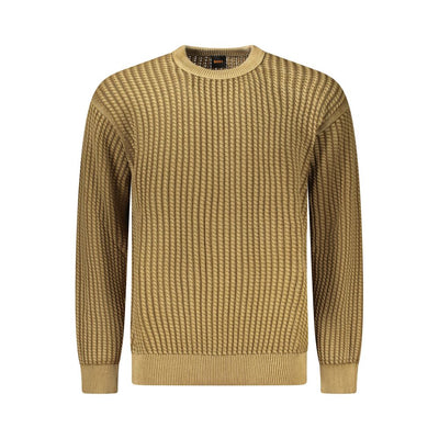 Pull en coton marron Hugo Boss pour homme