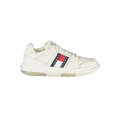 Tommy Hilfiger Witte Leren Dames Sneaker