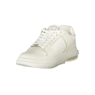 Tommy Hilfiger Witte Leren Dames Sneaker