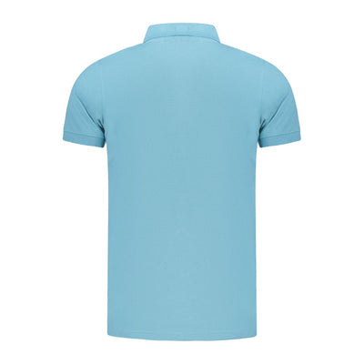 Norway 1963 Light Blue Cotton Men Polo Shirt