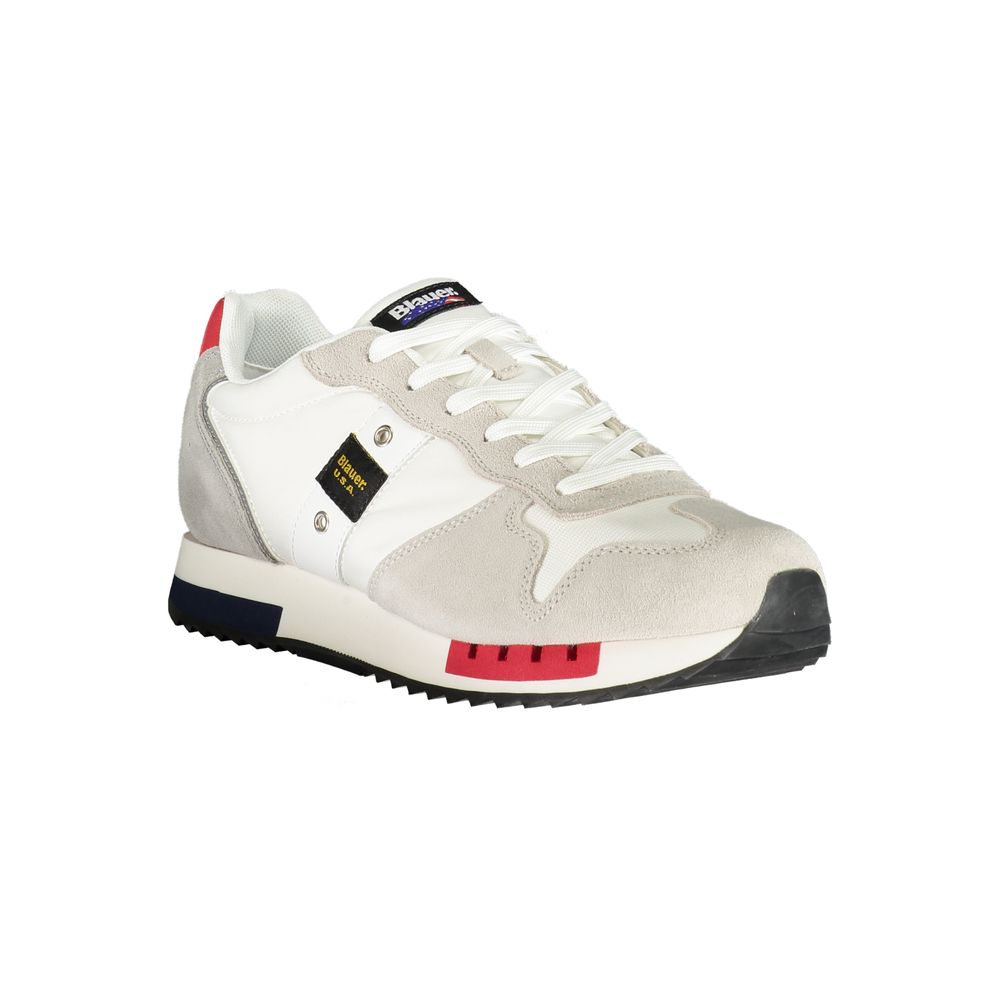 Baskets Blauer en polyéthylène blanc pour hommes