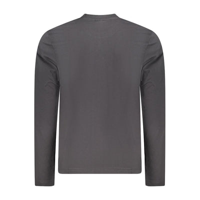 North Sails Black Cotton Men T-Shirt