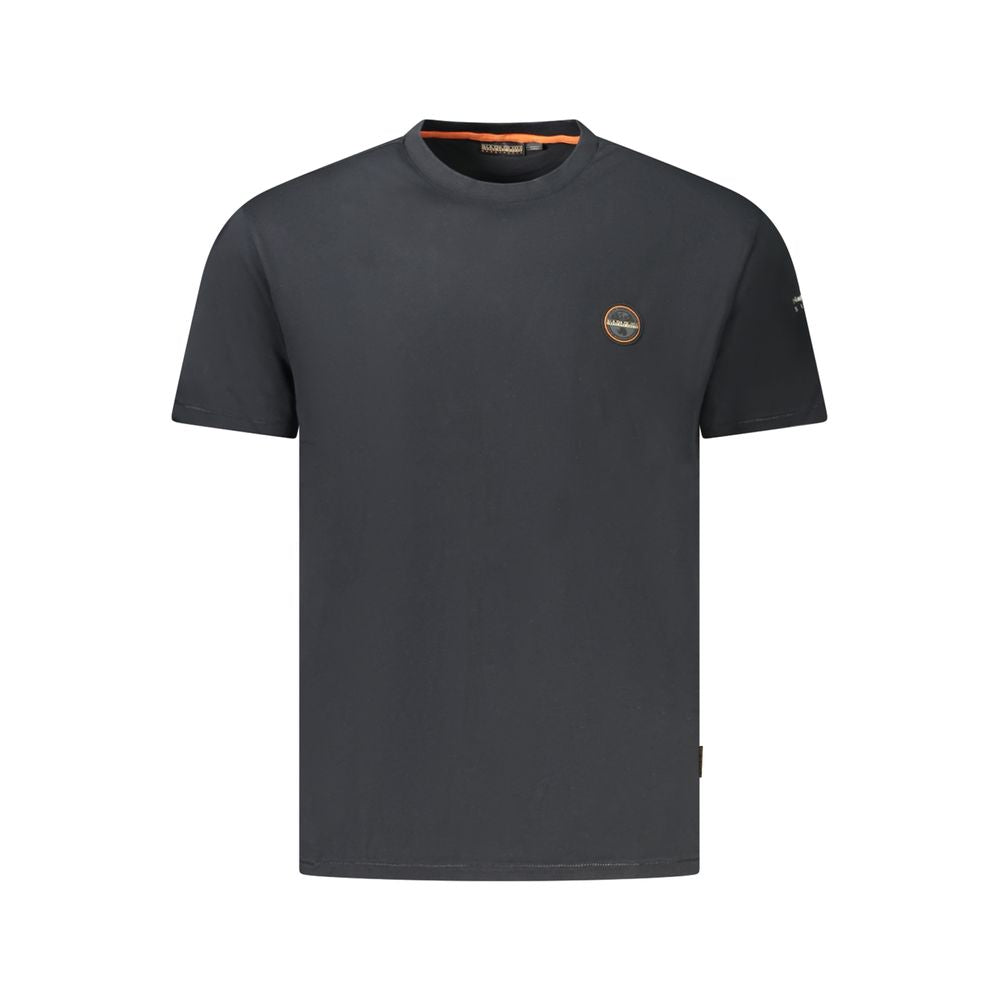 Napapijri Zwart Katoenen Heren T-shirt