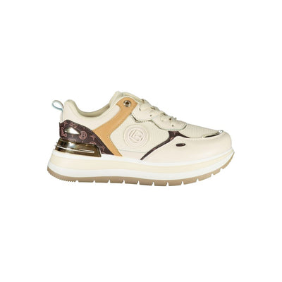 Laura Biagiotti Beige Polyester Dames Sneaker