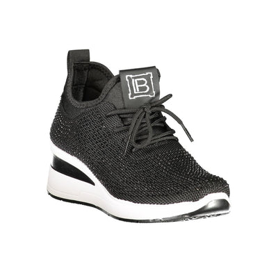 Laura Biagiotti Zwarte Polyester Dames Sneaker