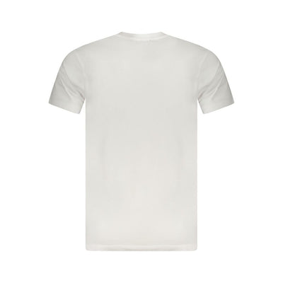 Cavalli Class White Cotton Men T-Shirt