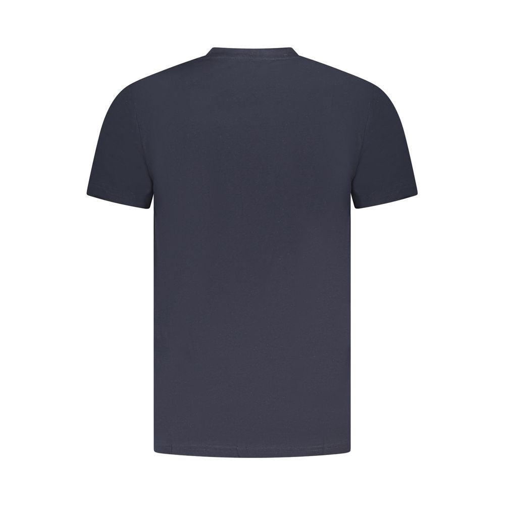 Cavalli Class Blauw Katoenen Heren T-shirt
