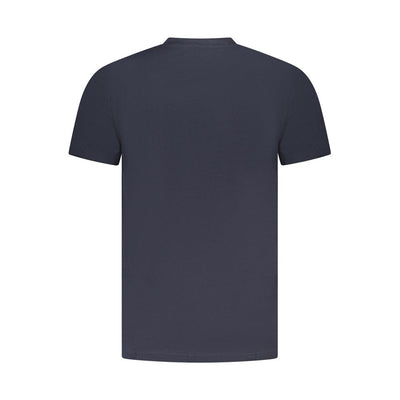 Cavalli Class Blauw Katoenen Heren T-shirt