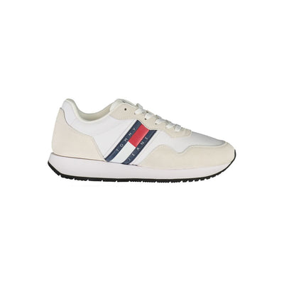 Tommy Hilfiger witte leren herensneaker