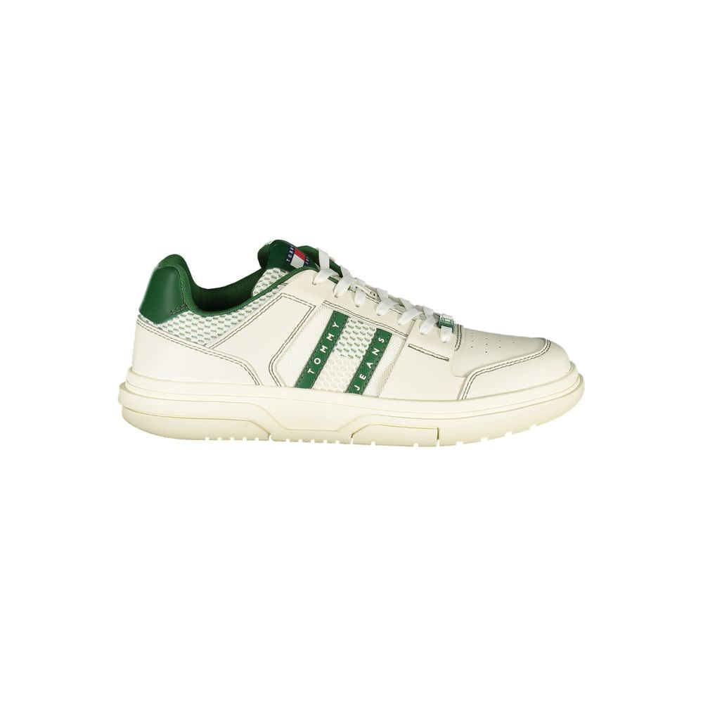 Tommy Hilfiger Groene Leren Heren Sneaker