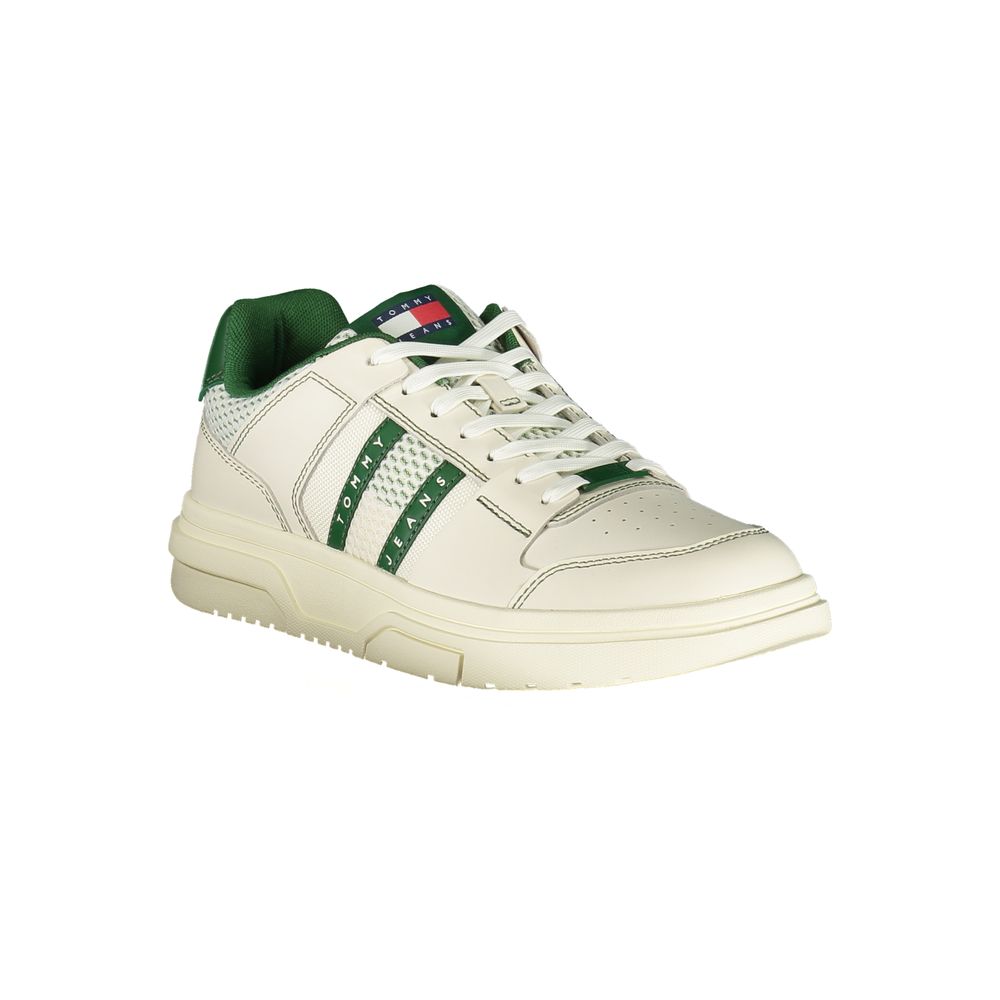 Tommy Hilfiger Groene Leren Heren Sneaker