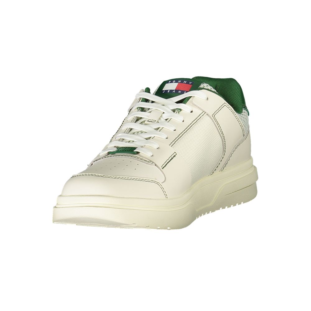 Tommy Hilfiger Groene Leren Heren Sneaker