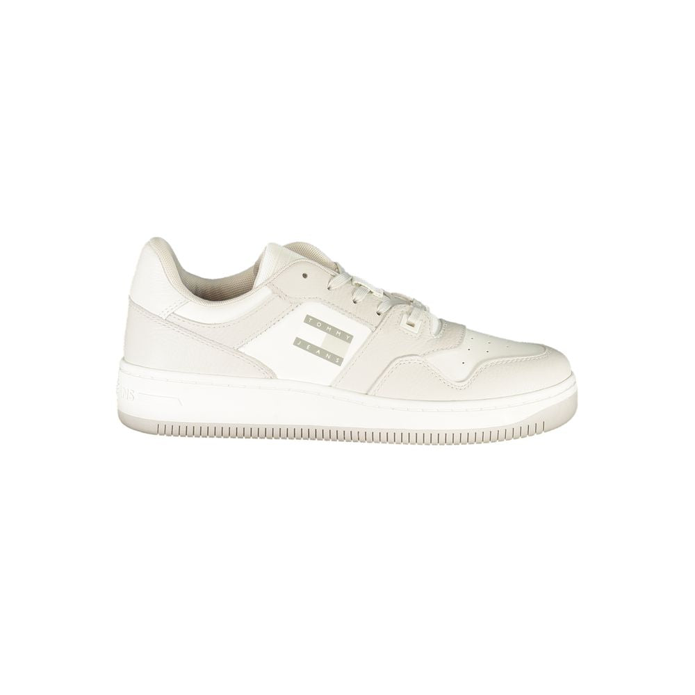 Tommy Hilfiger witte leren herensneaker
