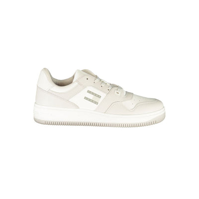 Tommy Hilfiger witte leren herensneaker