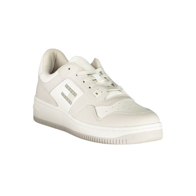 Tommy Hilfiger witte leren herensneaker