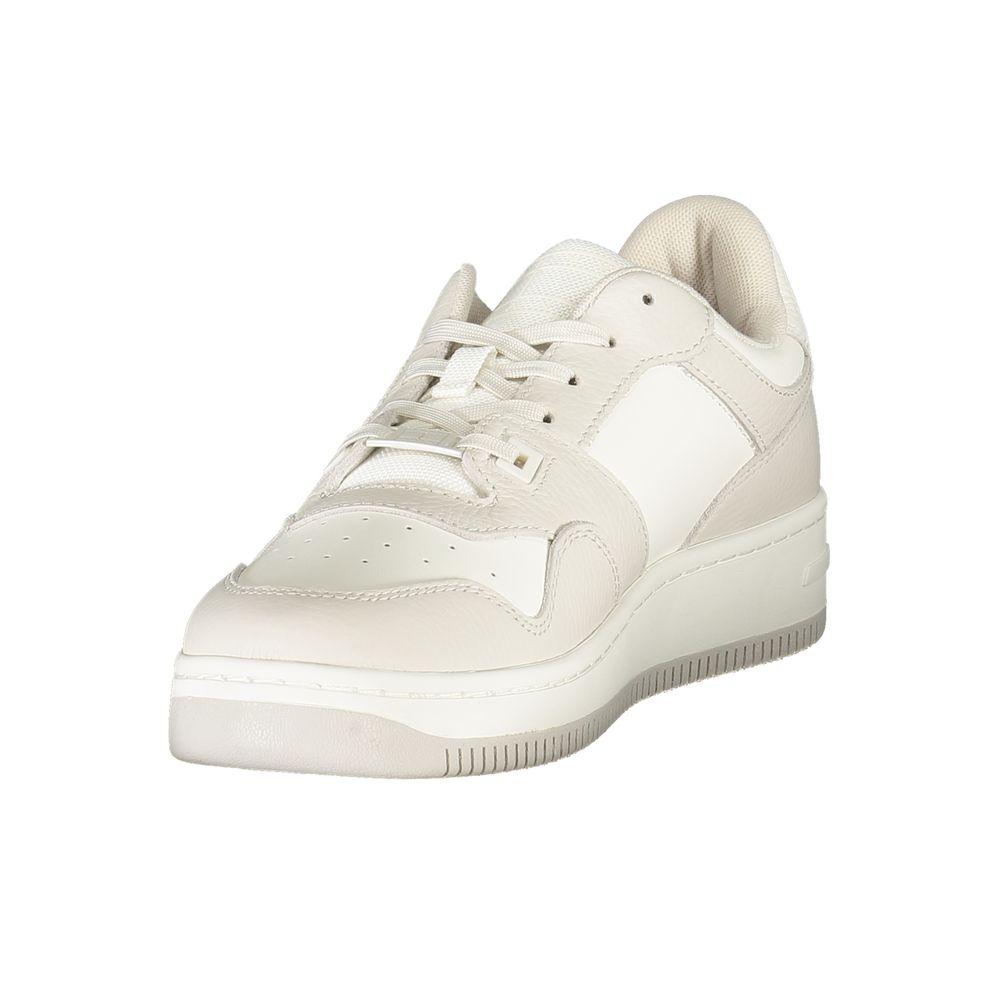 Tommy Hilfiger witte leren herensneaker