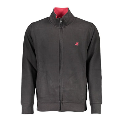 Pull homme en coton noir US Grand Polo