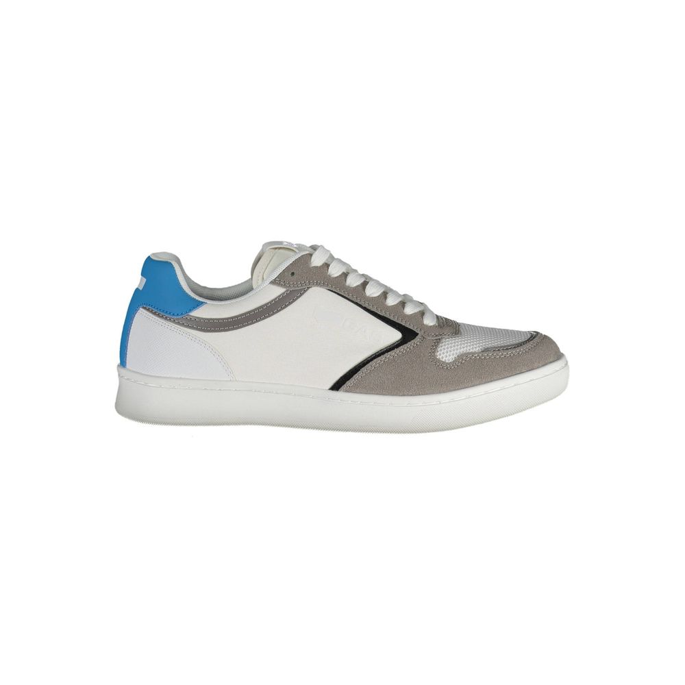 Gaswitte polyester herensneaker