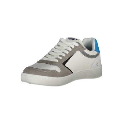 Gaswitte polyester herensneaker