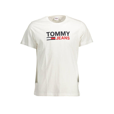 T-shirt en coton blanc Tommy Hilfiger