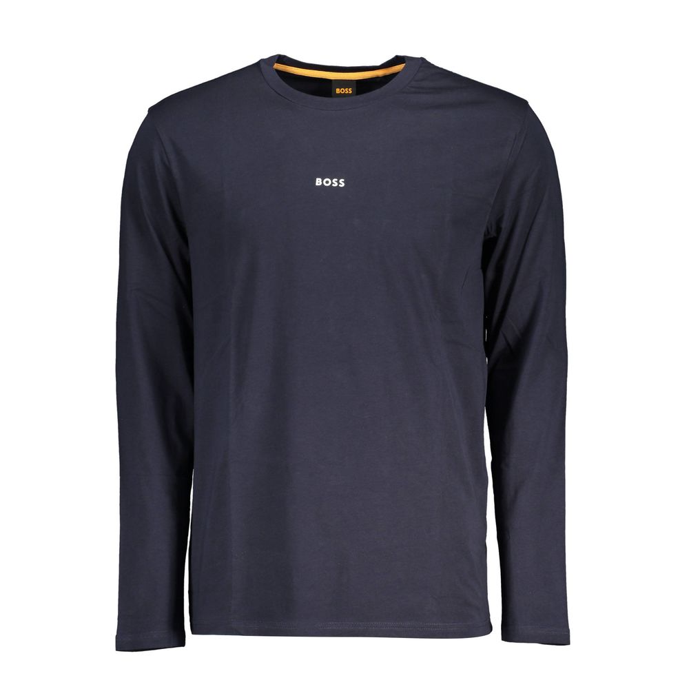 Hugo Boss Blauw Katoenen Heren T-shirt