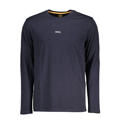 Hugo Boss Blauw Katoenen Heren T-shirt