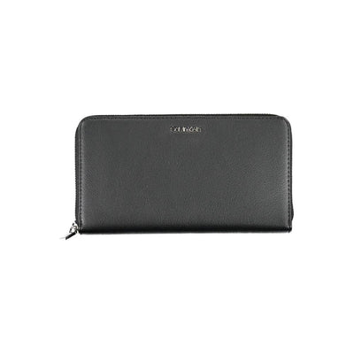 Portefeuille femme Calvin Klein en polyéthylène noir