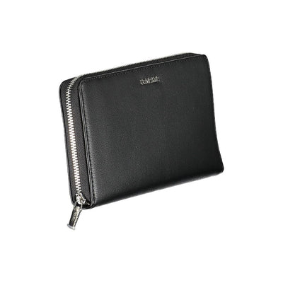 Portefeuille femme Calvin Klein en polyéthylène noir