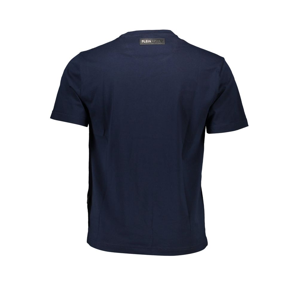 Plein Sport Blauw Katoenen Heren T-shirt