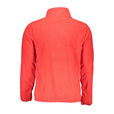 Pull homme en polyester rouge Norvège 1963