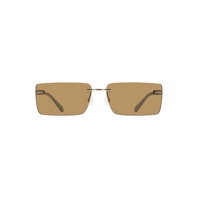 Calvin Klein Beige Metal Women Sunglass