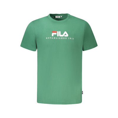 T-shirt en coton vert Fila