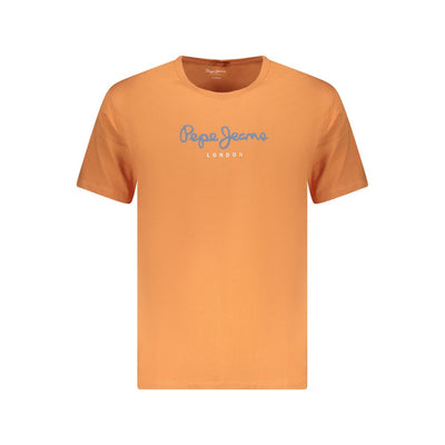Pepe Jeans Orange Cotton T-Shirt